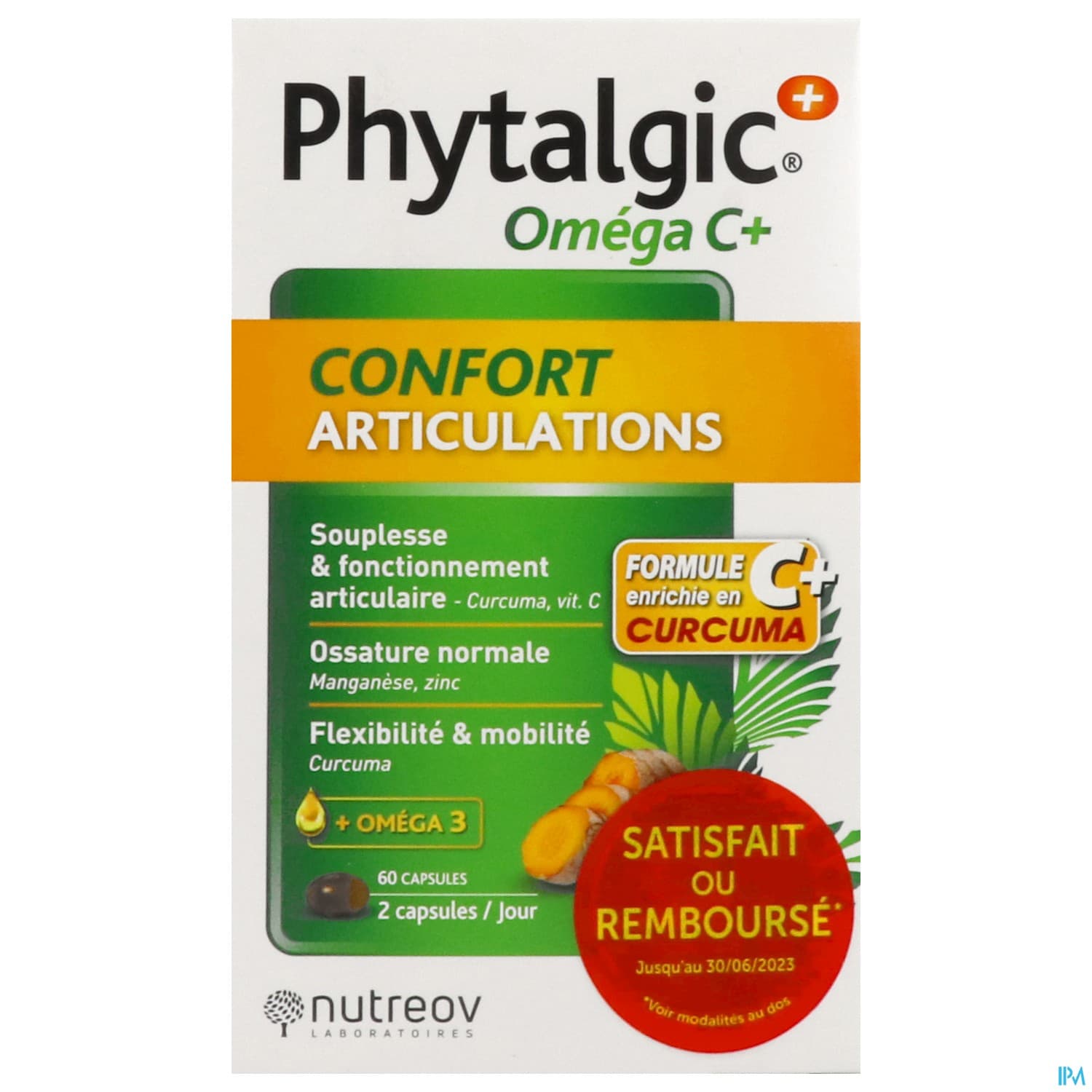 Nutreov Phytalgic+ Omega C+ Confort Articulations Capsule 60 Satisfait Ou Rembourse