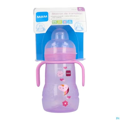 BIB MAM TRANSI FILLE SILIC 220ML