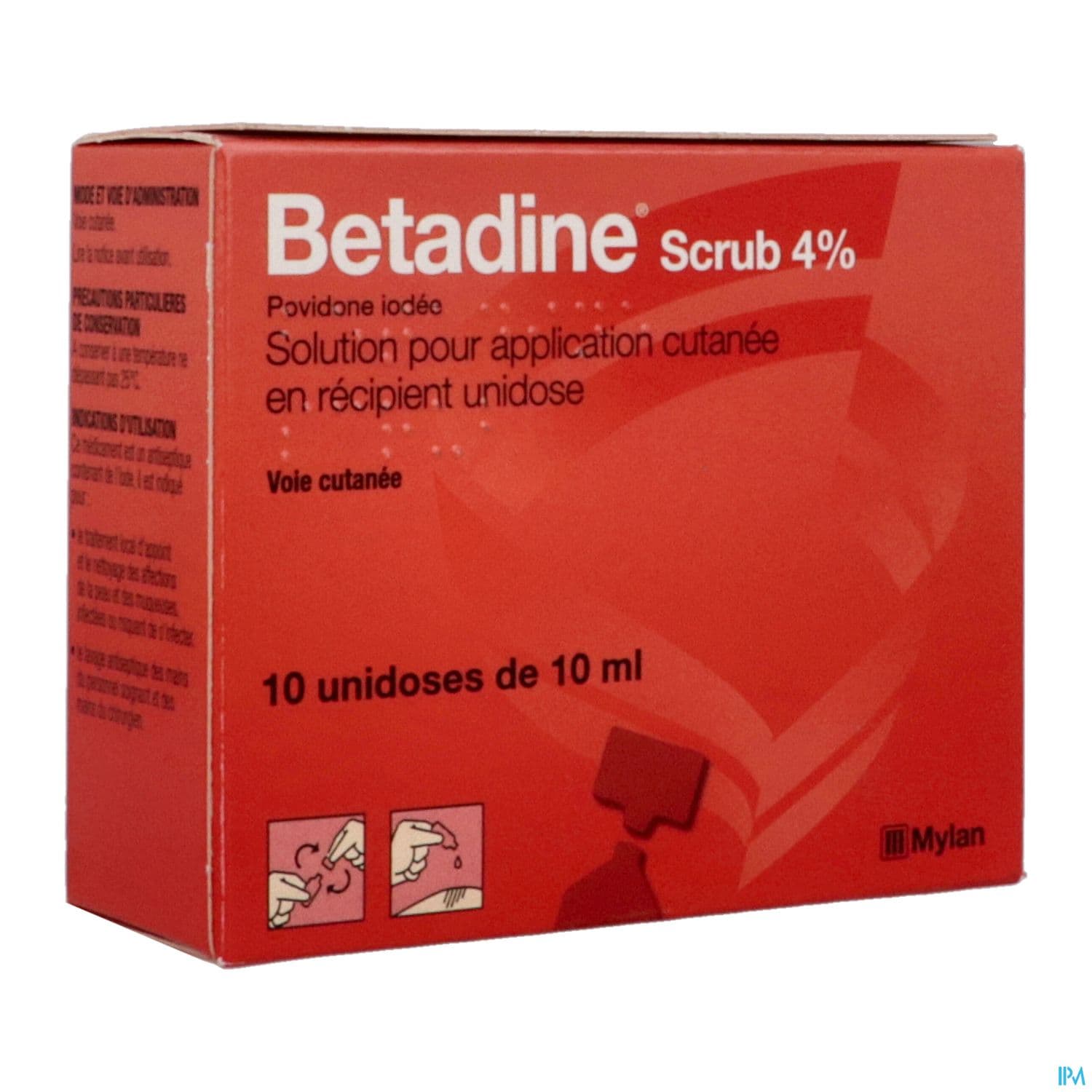 BETADINE SCRUB 4% 10ML 10