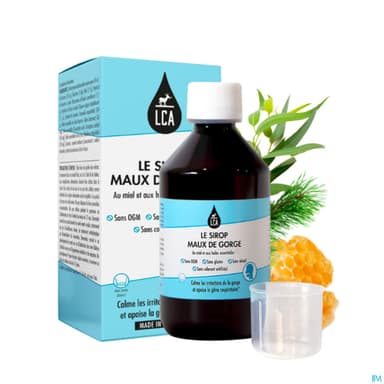 Lca Maux De Gorge Bio Sirop 250ml