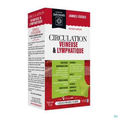Dayang Circulation Veineuse Et Lymphatique Gelule 45
