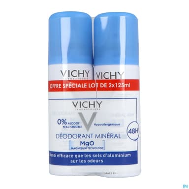 VICHY DEO S/ALU MIN 48H SPR125MLX2
