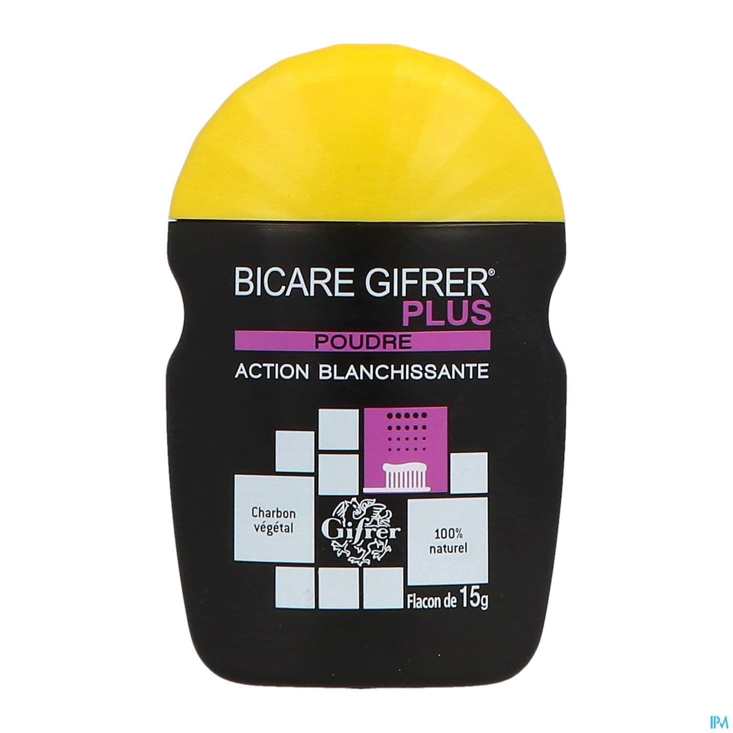 BICARE PLUS PDR DENT CHARBON 15G