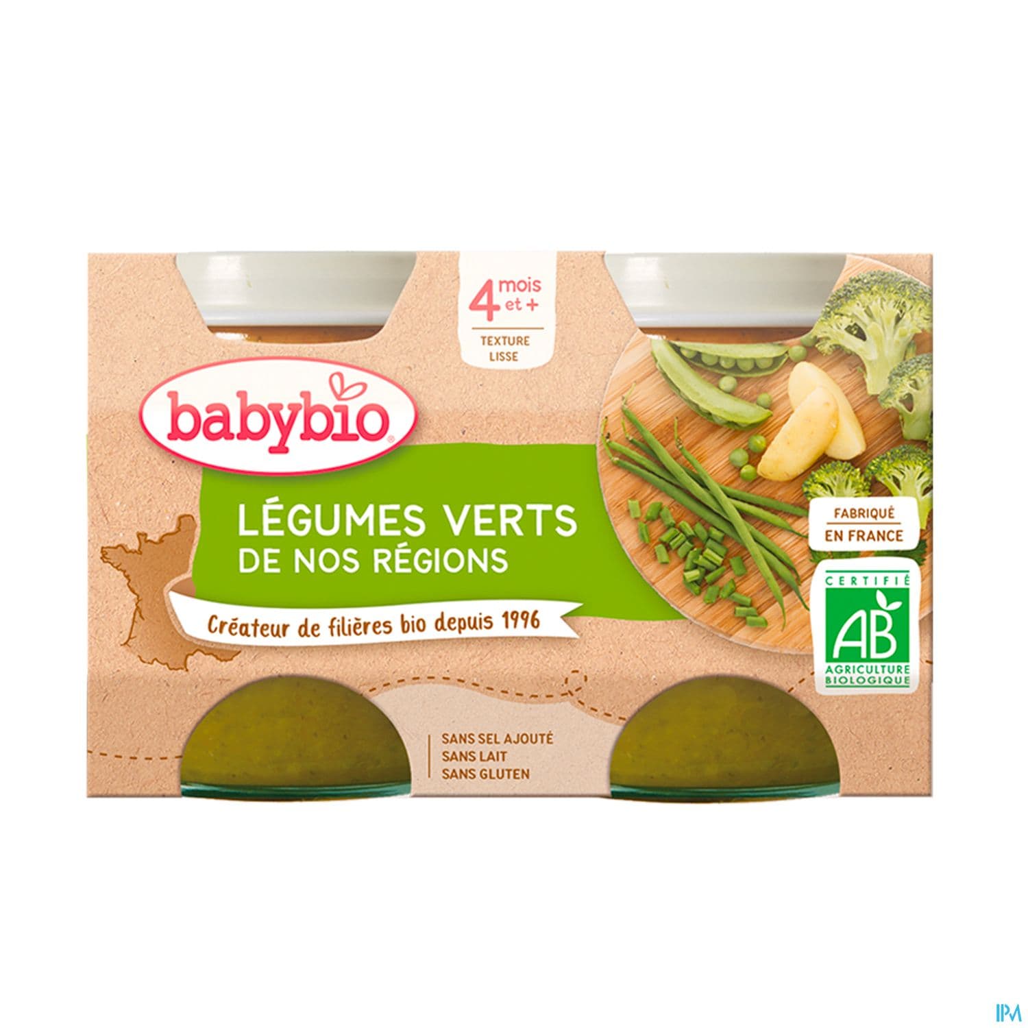 BABYBIO LEGUMES VERT POT 130G — Pharmacie du Pilori