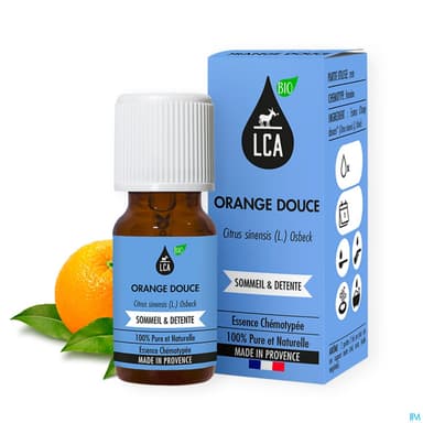 Lca Huile Essentielle D'orange Douce Bio 10ml