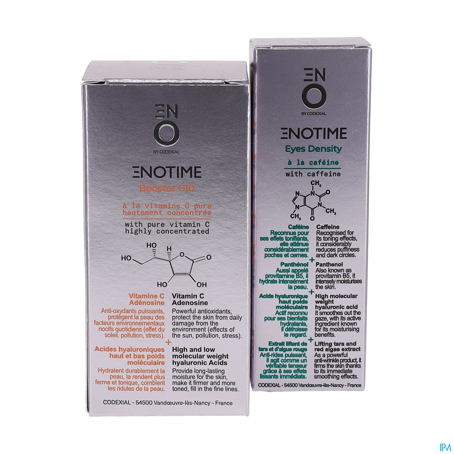 Codexial Enotime Booster C10 Serum 15ml + Eyes Density Gel Contour Yeux 15ml