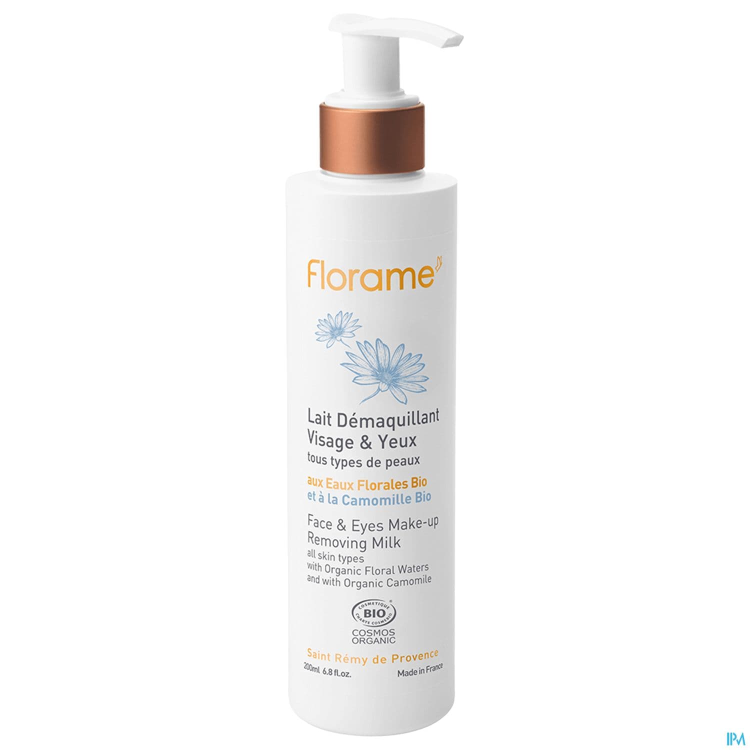 Florame Lait Demaquillant Visage Yeux Bio 200ml