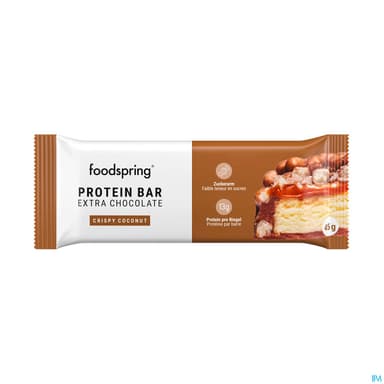 Foodspring Protein Bar Extra Chocolate Crispy Coconut 45g
