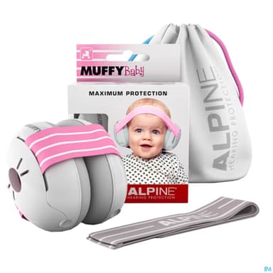 ALPINE CASQ AUDITIF MUFFY BB ROSE