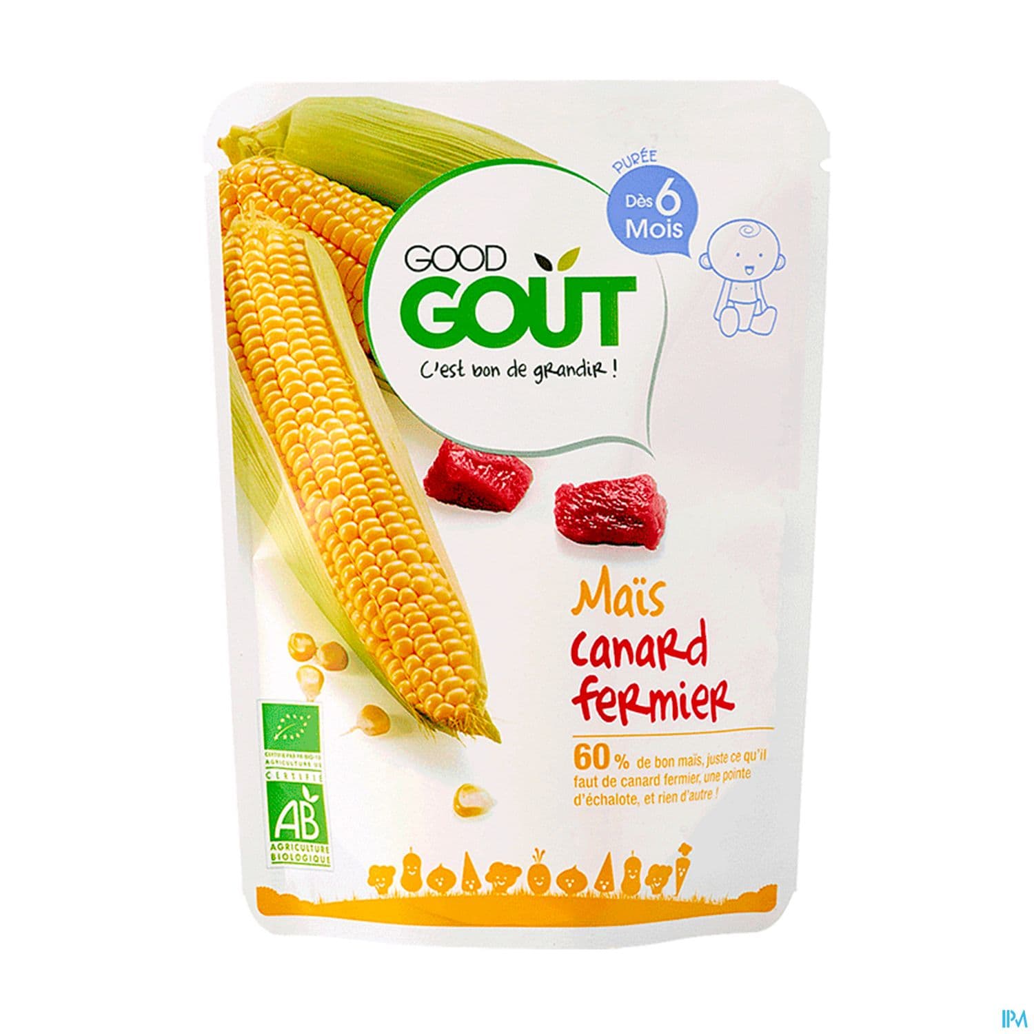 GOODGOUT MAIS CANARD FERMIER 190G