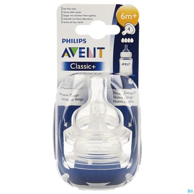 TETINE AVENT SILIC DEBI RAPID/4 X2