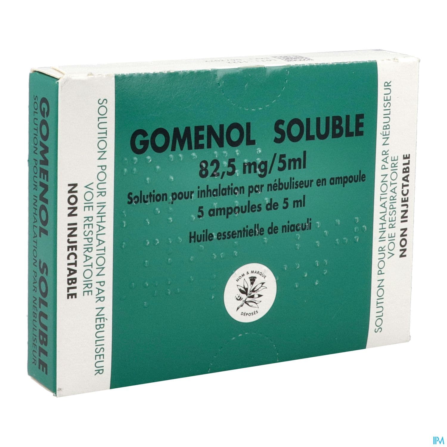 GOMENOL SOLUBLE 82,5MG/5ML AMP 5