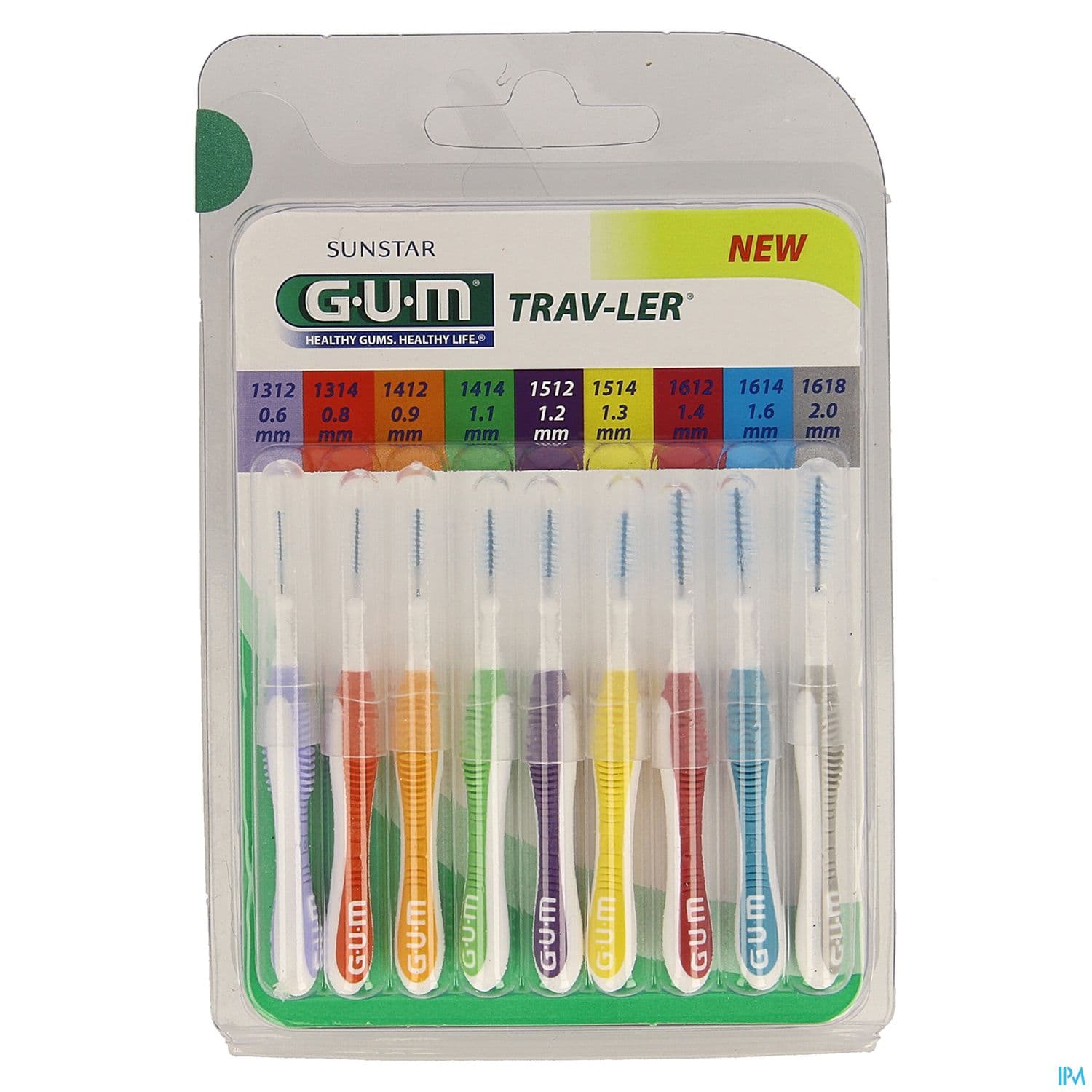 GUM TRAVLER MULTIPACK BROSSET X9