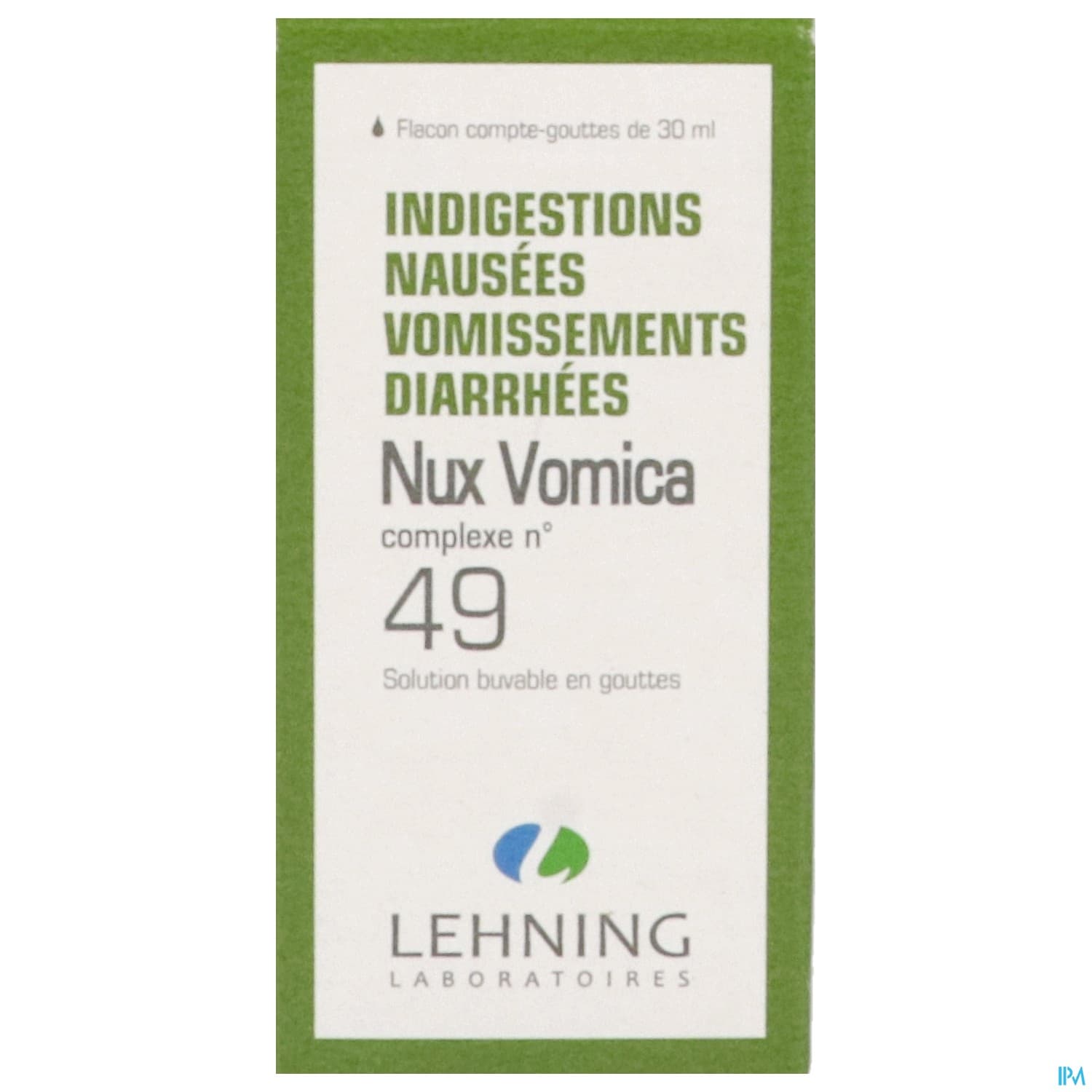 Lehning Complexe 49 Nux Vomica Solution Buvable 30ml