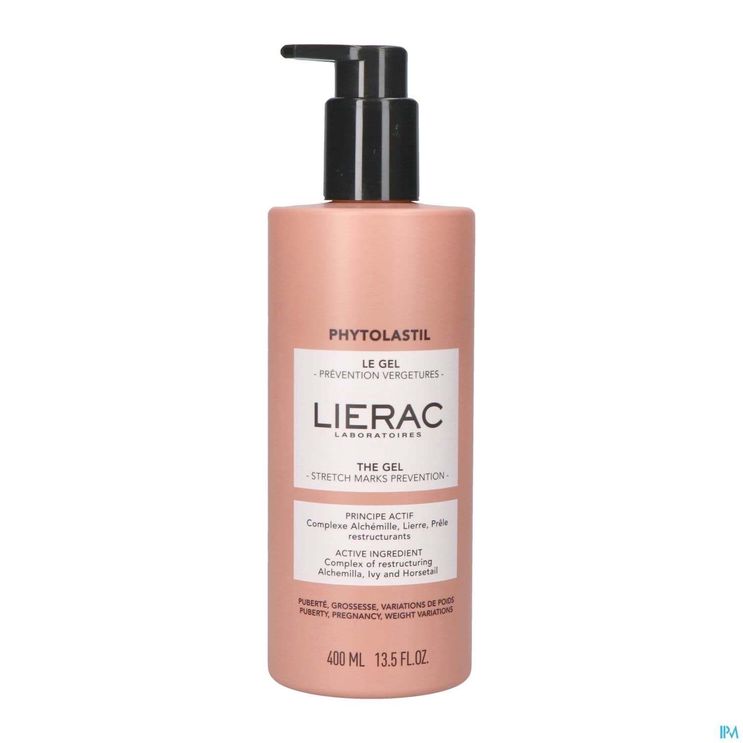 LIERAC PHYTOLASTIL GEL VERGET400ML — Pharmacie Cannes Riviera