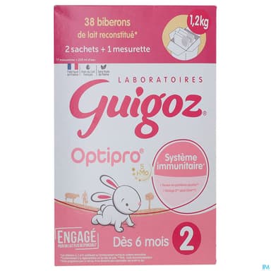 GUIGOZ LAIT OPTIPRO 2AGE PDR 1,2KG
