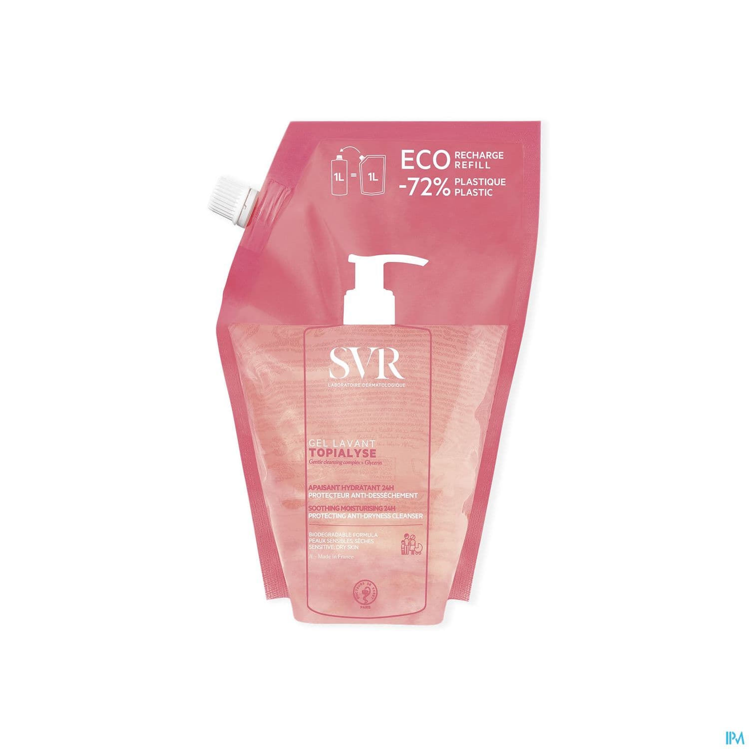 SVR TOPIALYSE GEL LAV RECHARG 1L