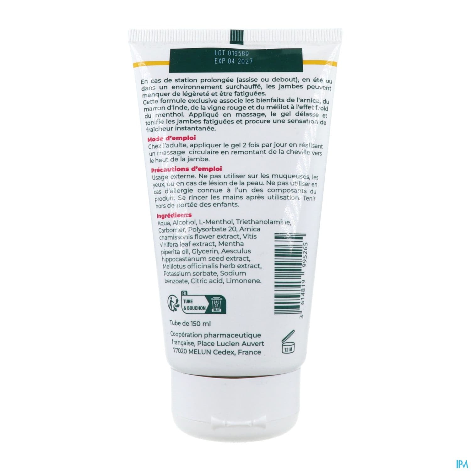 ARNICACTIV JAMBES LEGERES Gel T/150ml