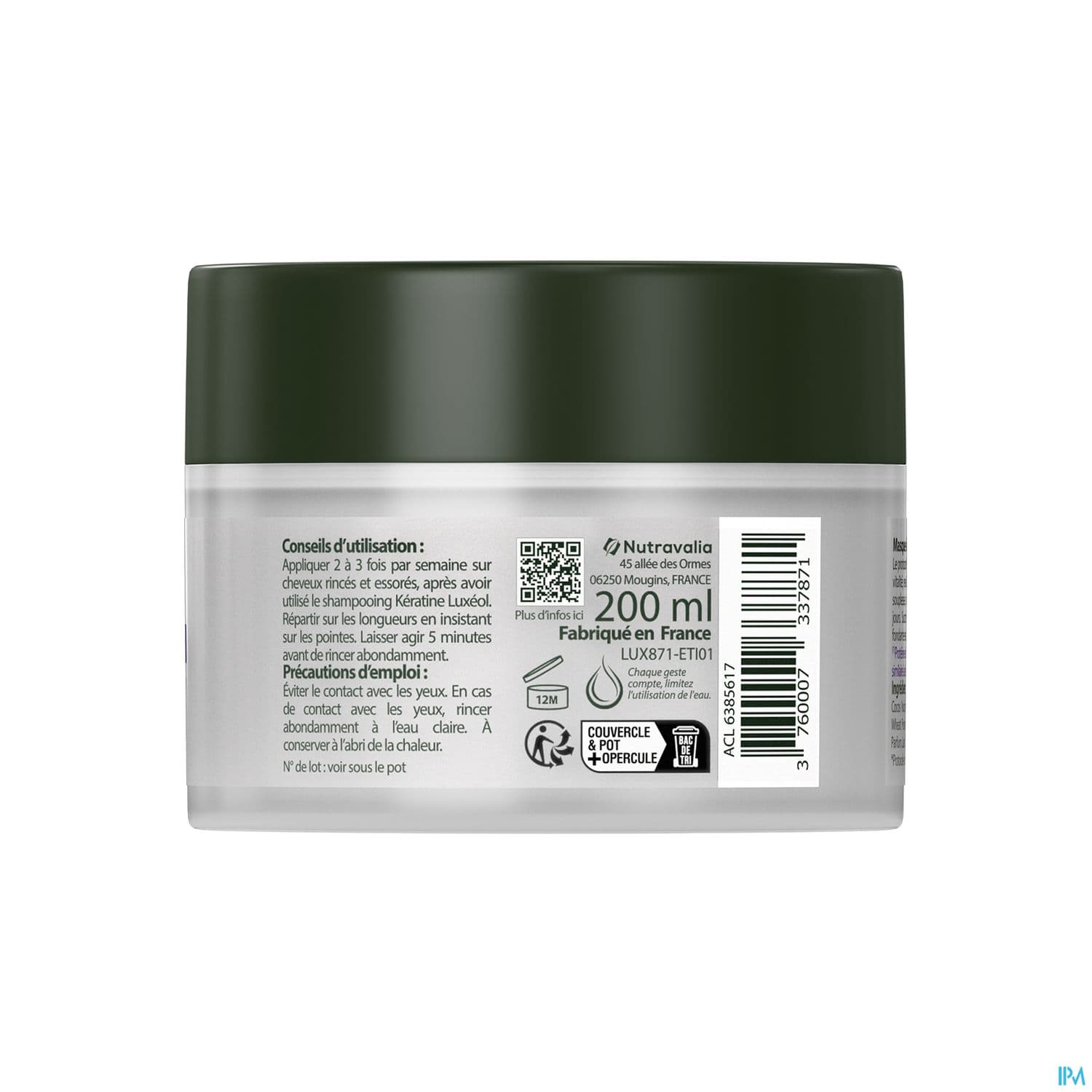 LUXEOL MASQ KERATINE 200ML