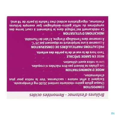 OMEPRAZOLE 20MG ARROW CONS GEL 7