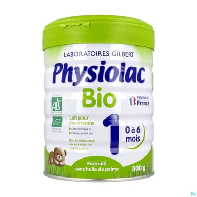 PHYSIOLAC LAIT BIO1 PDR 800G