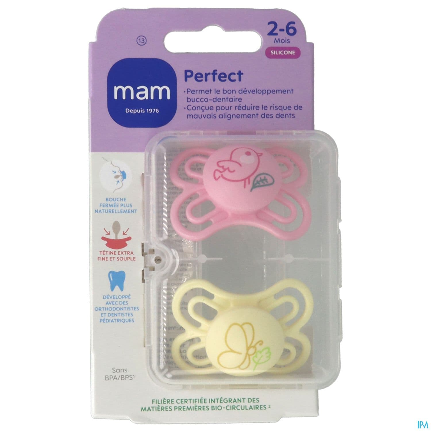 SUCET MAM PERFECT SIL 2-6M X2