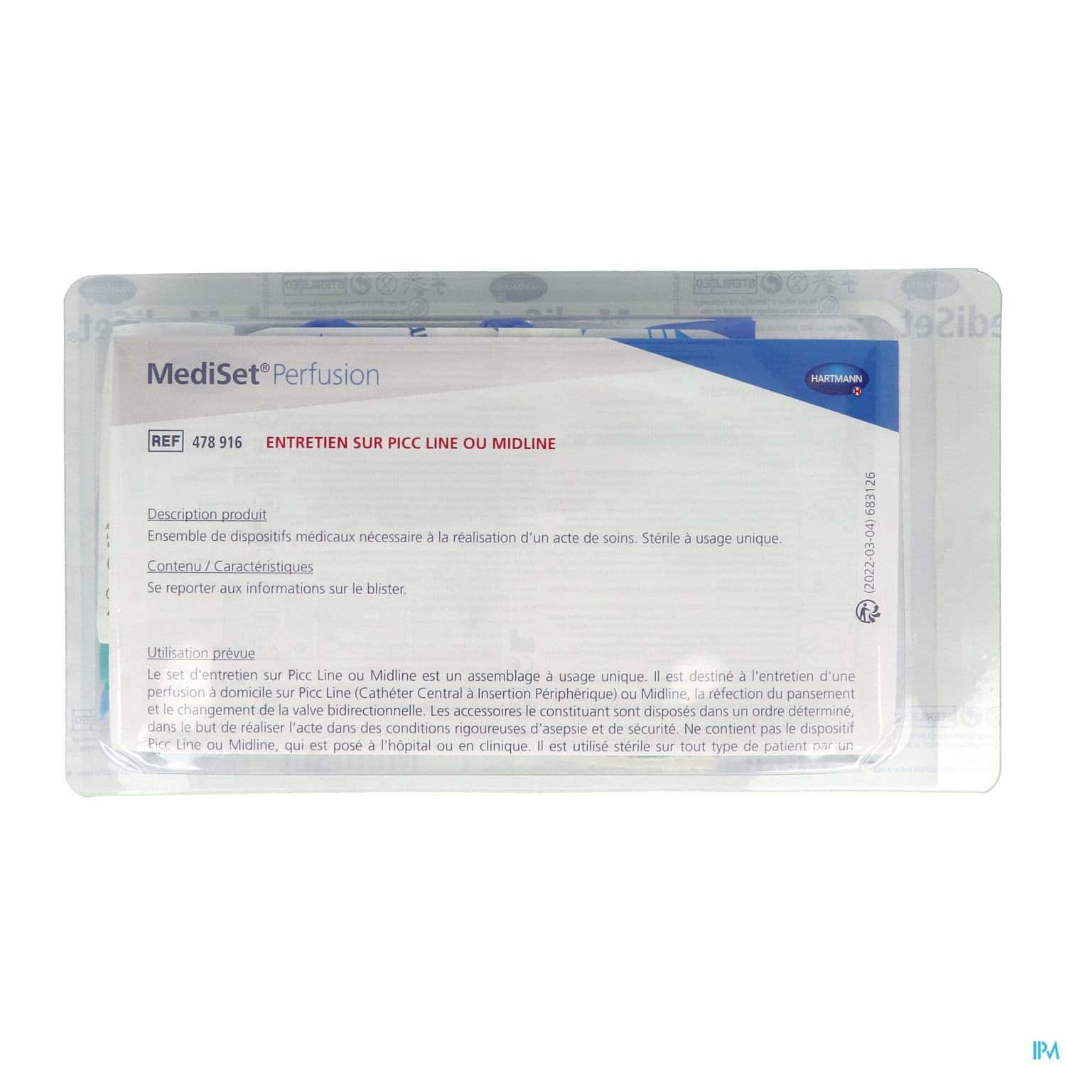 MEDISET PERF ENTR PICC LINE/MIDINE