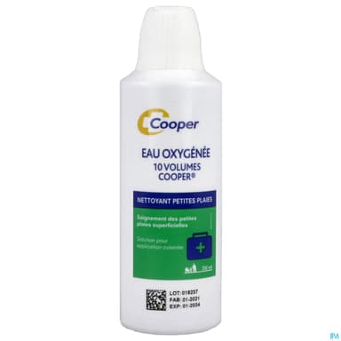 Cooper Eau Oxygenee 10volumes Solution Pour Application Cutanee 250ml