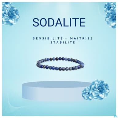 Pharmagem Bracelet Lithotherapie Sodalite 4mm