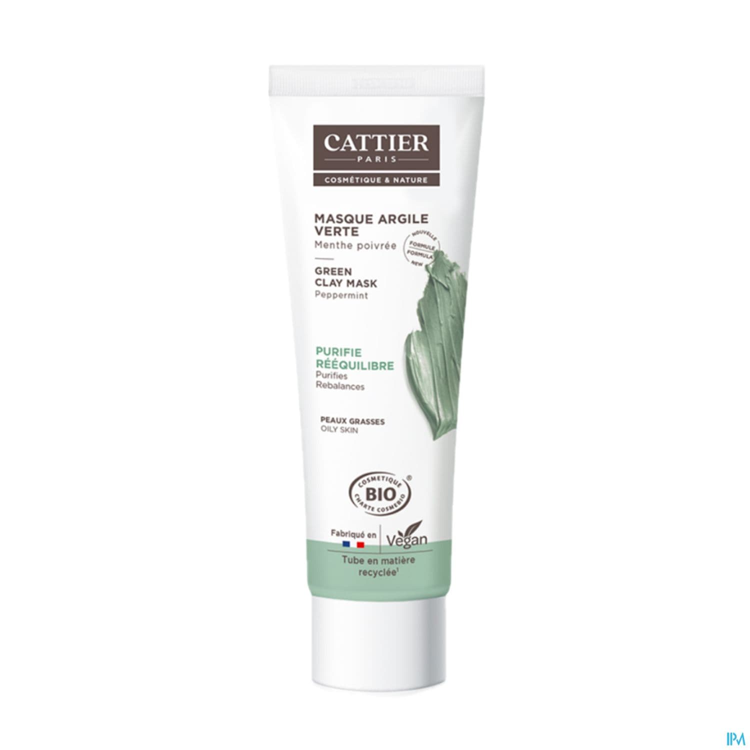 Cattier Masque Argile Verte Bio 100ml