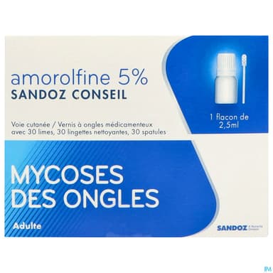 AMOROLFINE 5% SDZ CONS VER FL2,5ML