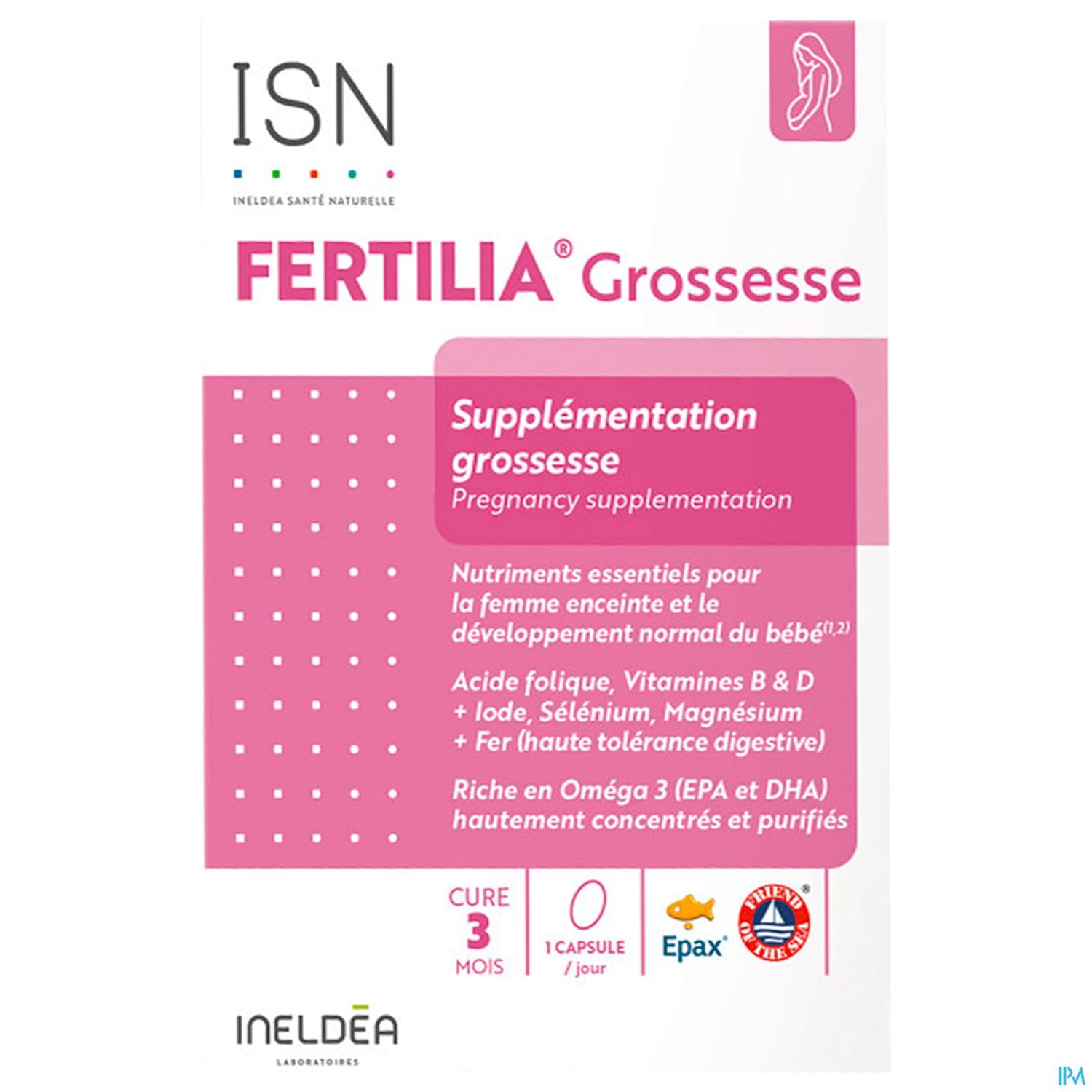 ISN FERTILIA GROSSESSE CAPS 90