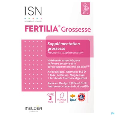 ISN FERTILIA GROSSESSE CAPS 90