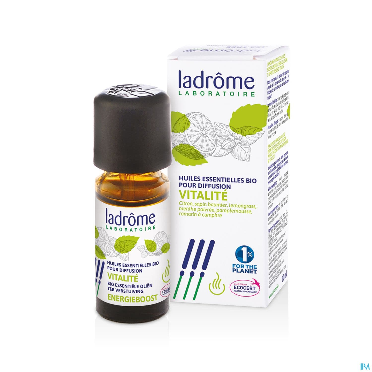 Ladrome Melange D Huile Essentielle Vitalite Bio 10ml