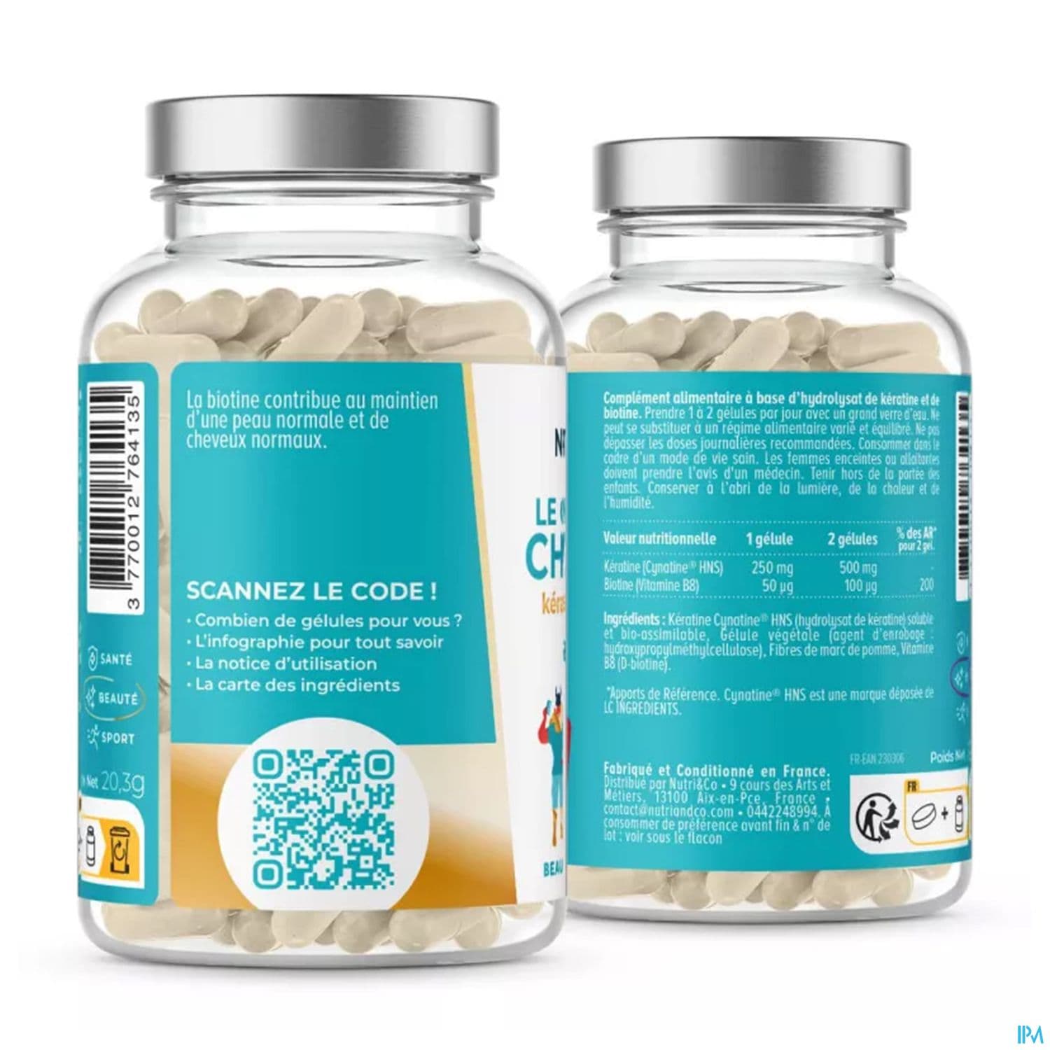 NUTRI&CO MILLET/BIOTINE GELULE 60