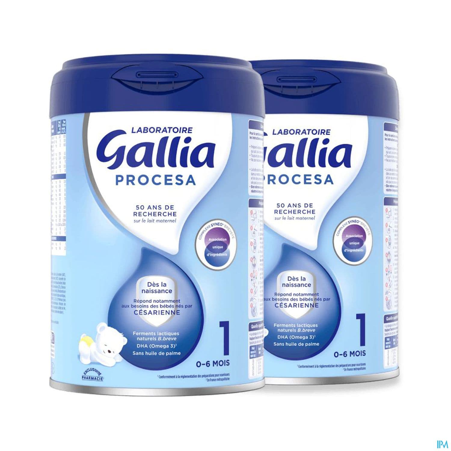 GALLIA PROCESA LAIT 1AGE 800G