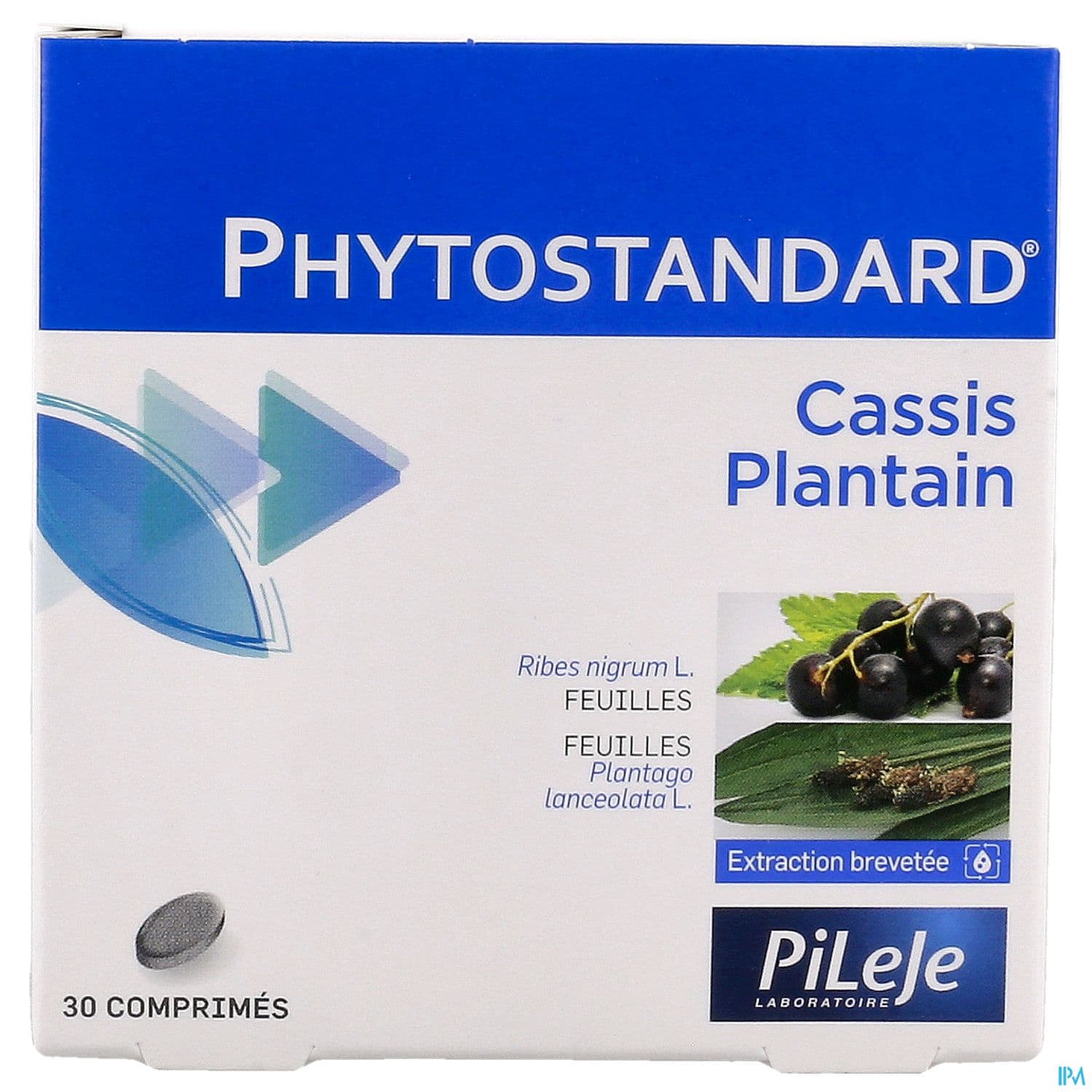 Pileje Phytostandard Cassis Plantain Comprime 30