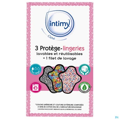 Intimy Care Protege Lingerie Lavable Reutilisable X3