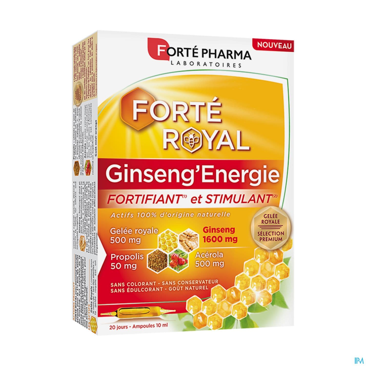 Forte Pharma Forte Royal Ginseng Energie Ampoule Buvable 10ml 20