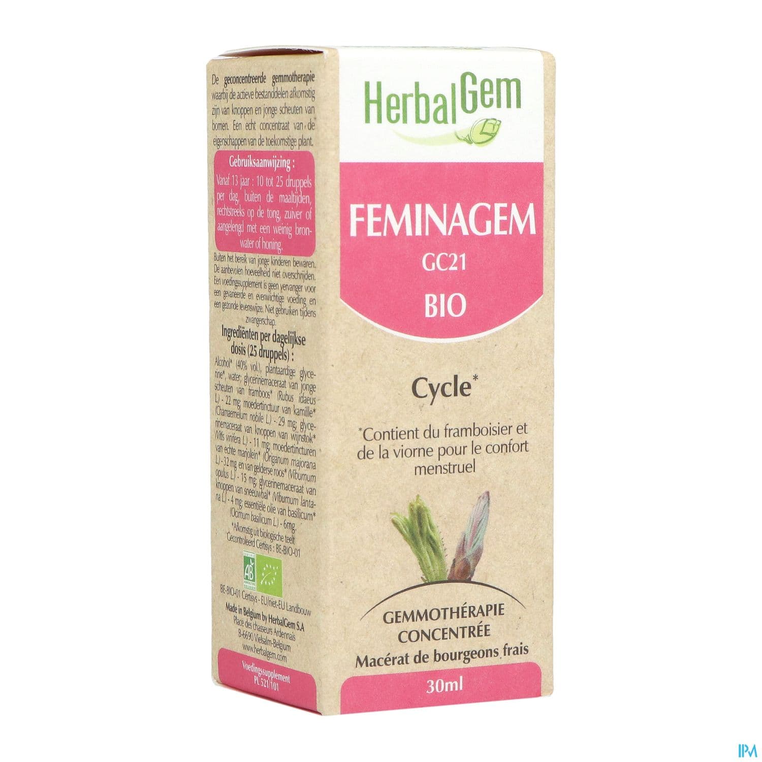 Herbalgem Feminagem Gc21 Confort Menstruel Bio 30ml