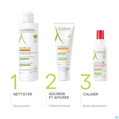 A-DERMA EXOMEGA CONT MOUS 200ML