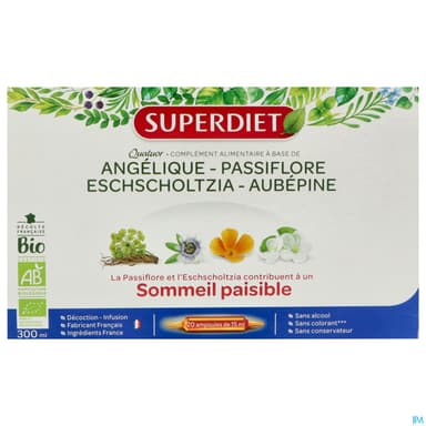 SUPERDIET QUAT SOMMEIL BIO AMP20