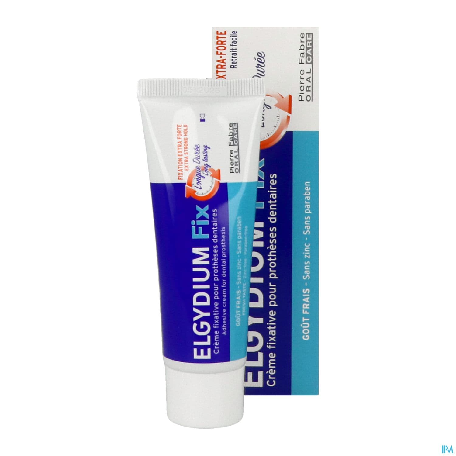 Elgydium Fix Fixation Extra Forte Creme Fixative Gout Frais 45g