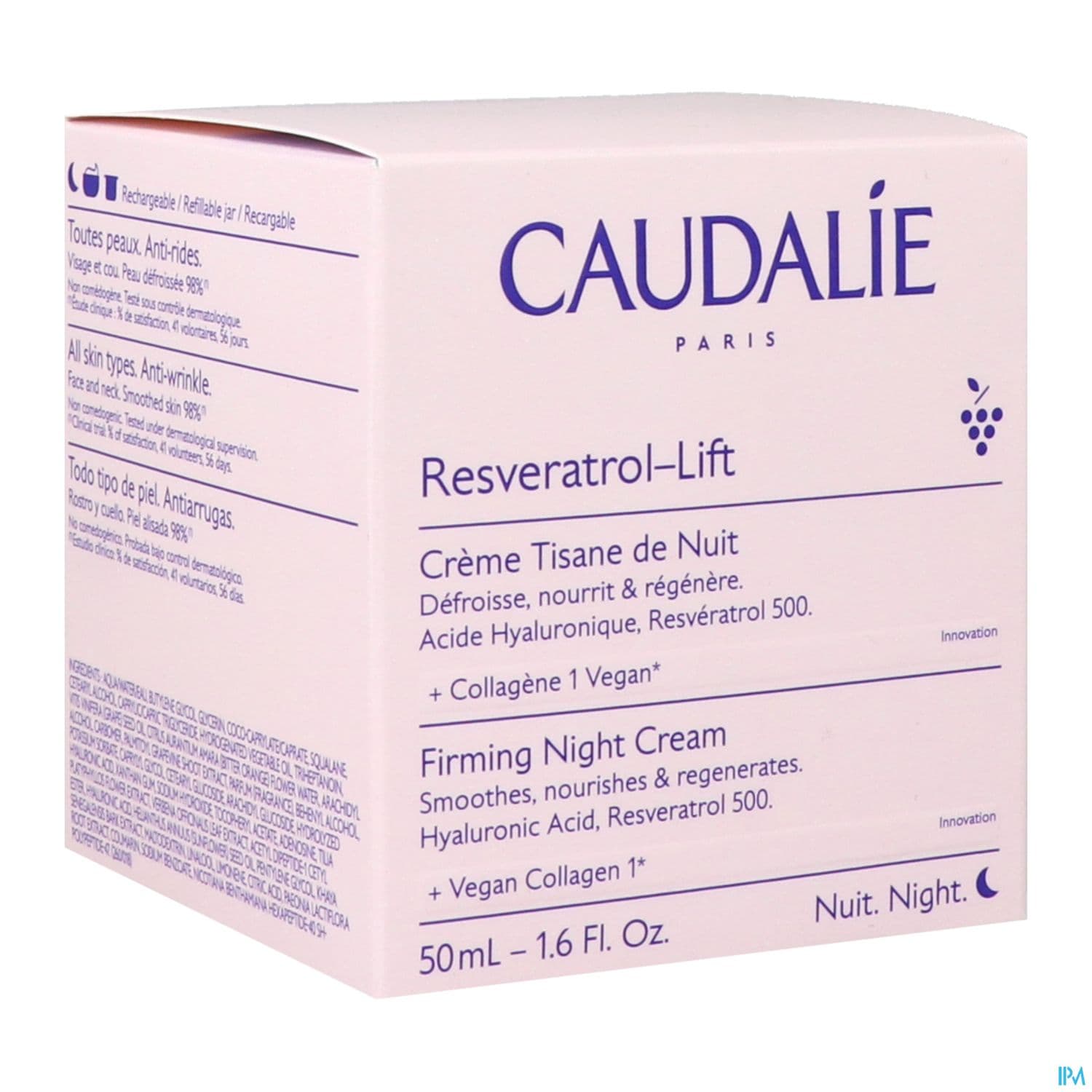 Caudalie Resveratrol-lift Creme Tisane De Nuit 50ml