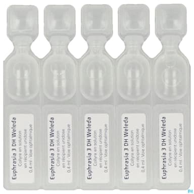 Weleda Euphrasia D3 Collyre Unidose 0ml4 X10