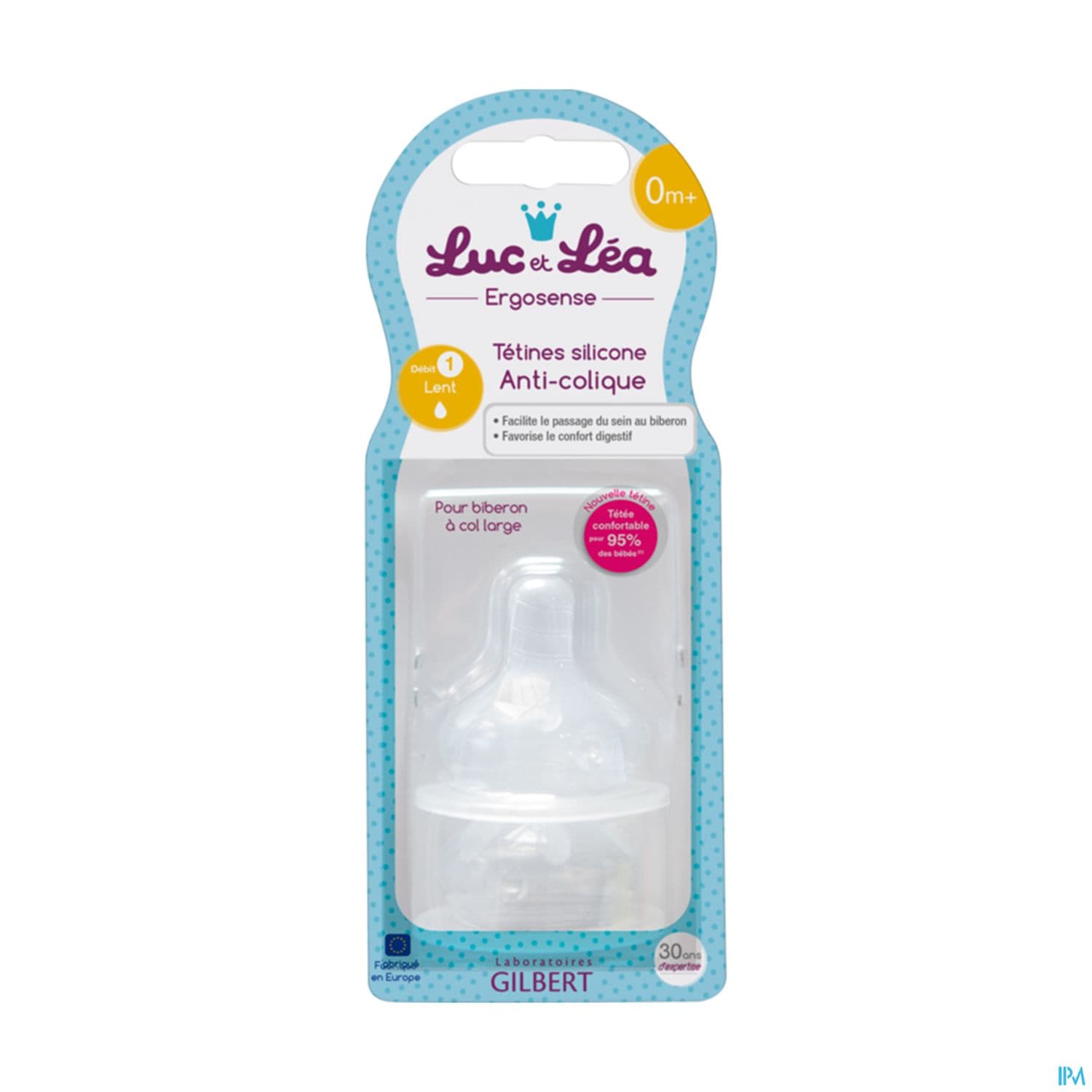 Luc Et Lea Tetine Ergosense Silicone Debit Lent X2