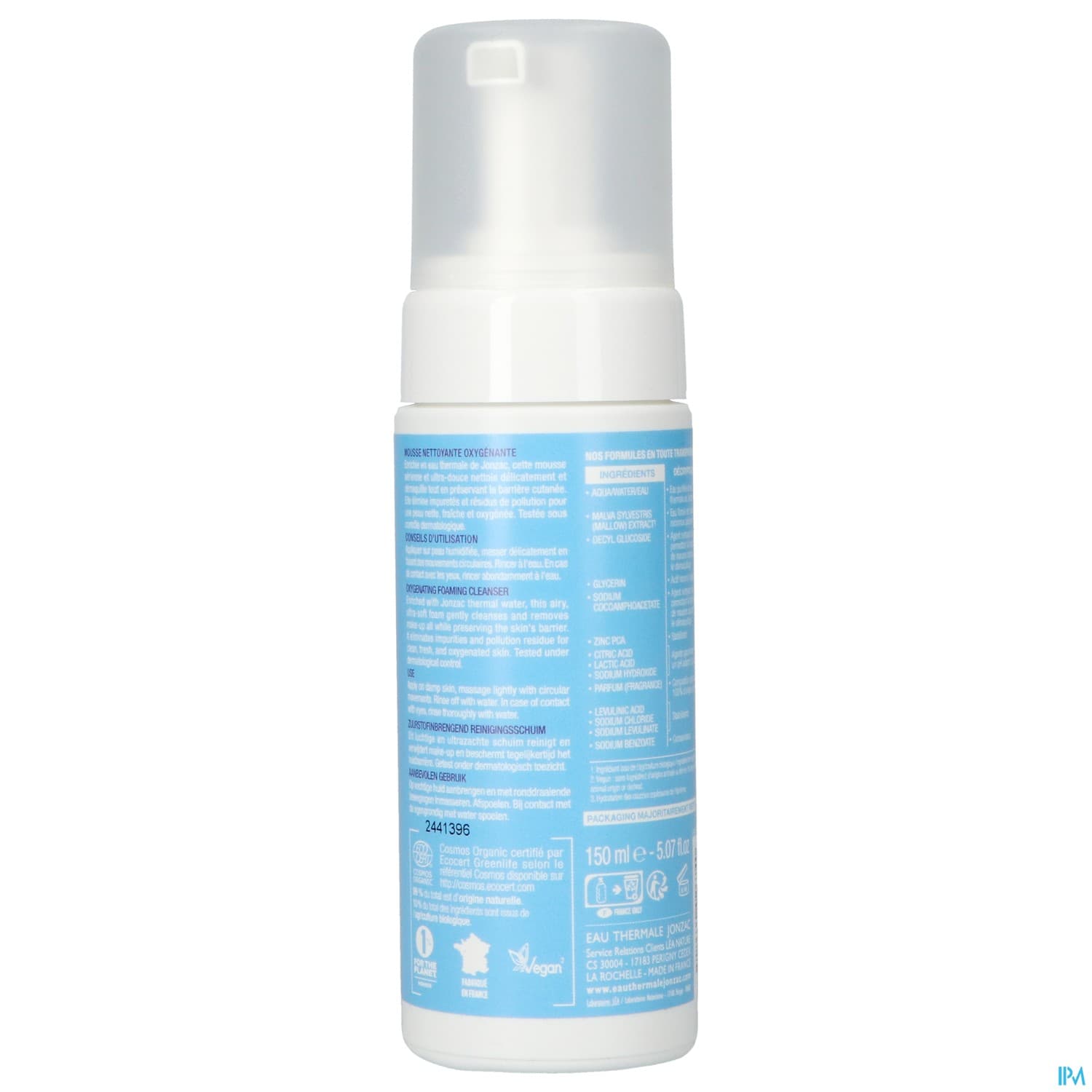 JONZAC MOUSSE NETT OXYGENANTE150ML