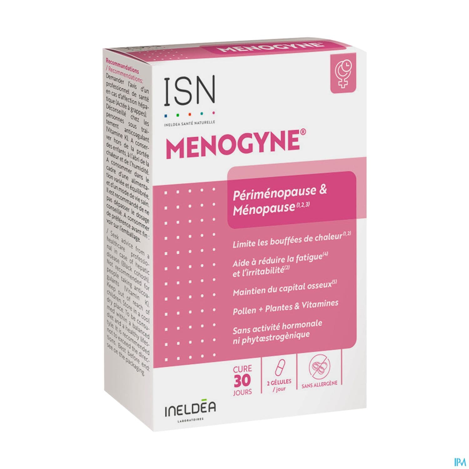 Ineldea Menogyne Pre Menopause Menopause Gelule 60