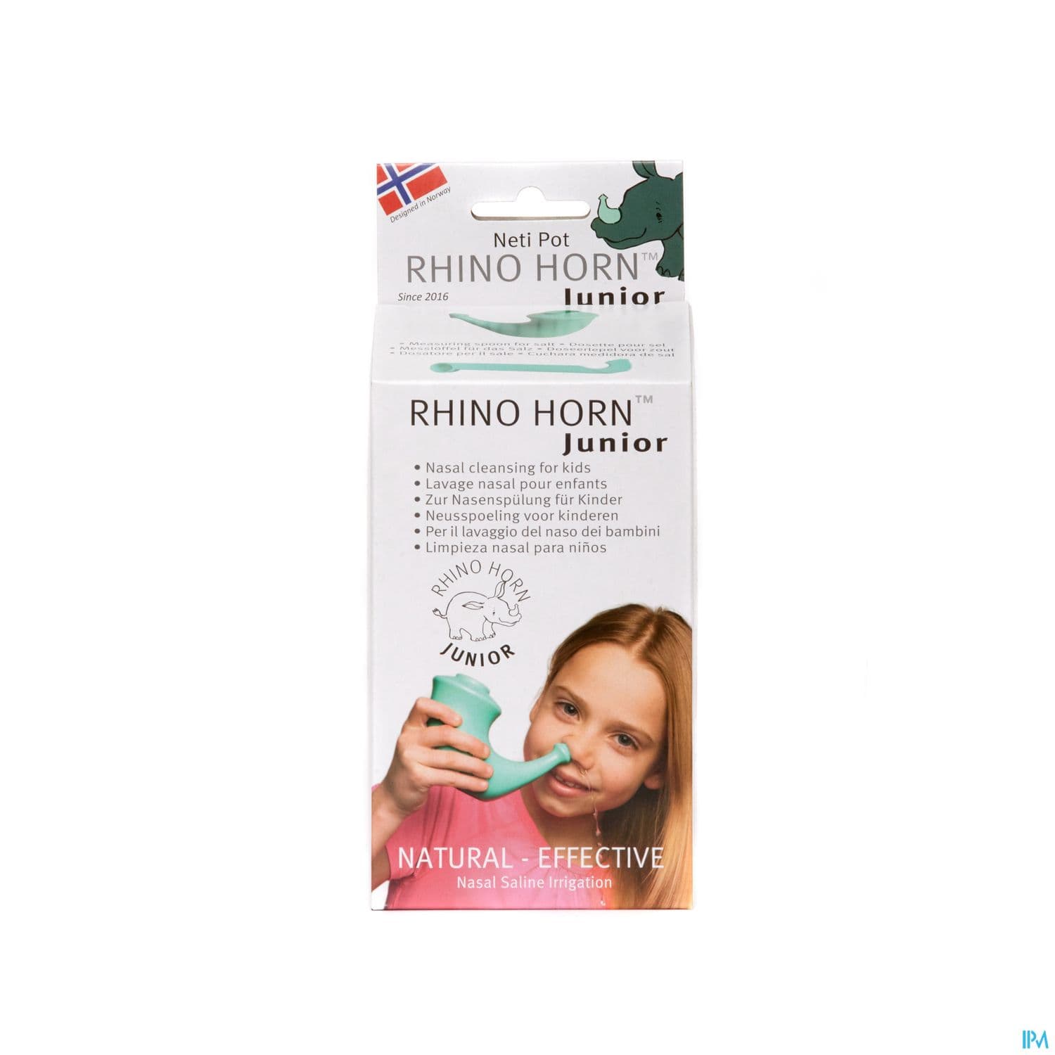 Rhino Horn Junior Appareil Pour Lavage Des Fosses Nasales Turquoise