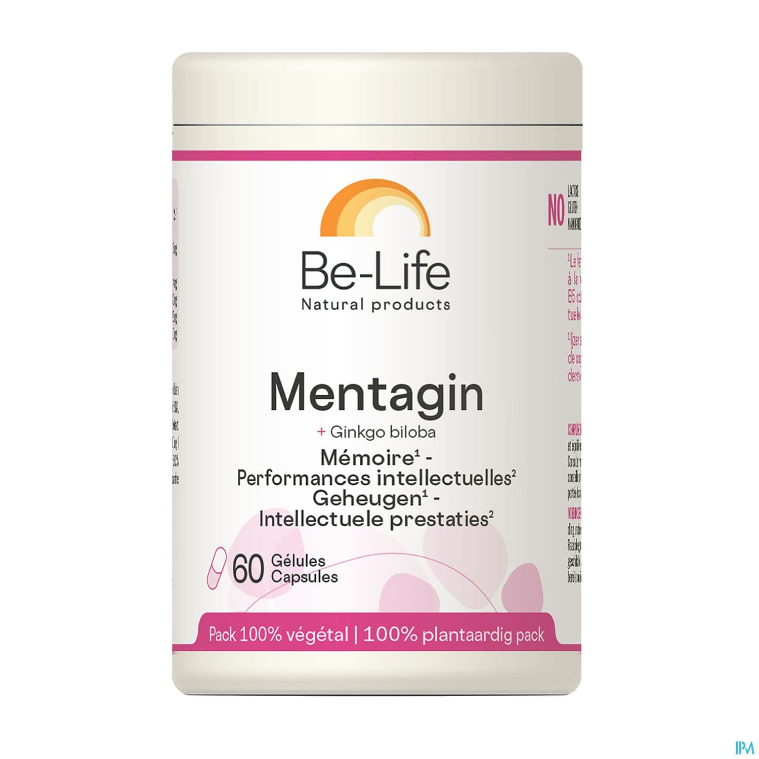 BE-LIFE MENTAGIN GELUL 60 — Pharmacie Du Centre Apothical
